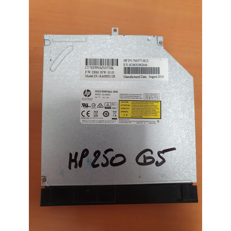 Lecteur dvd HP 250-g5