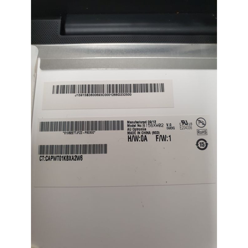 Dalle écran LCD HD 15,6 Pouces AU Optronics B156XW01 V0 - Compatible Pour Ordinateur Portable - Visiodirect