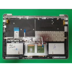 Clavier azerty + topcase pour ordinateur Asus ux305c|blanc| MYPCSTORE