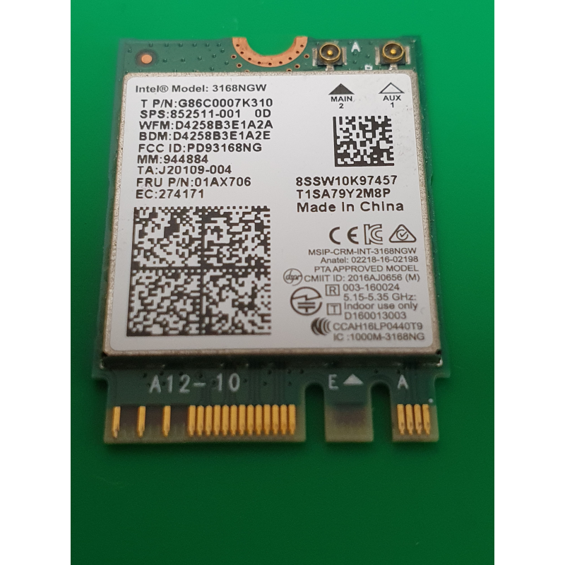 Acer – Carte wifi Acer ES1-533 – 852511-001 – pièce détachée PC portable