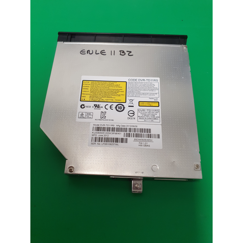 Marque inconnue – Lecteur DVD ENLE11BZ – pièce détachée PC portable
