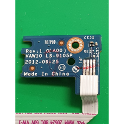 Carte Fille Bouton d'Alimentation LS-9105P pour Dell Inspiron 3721