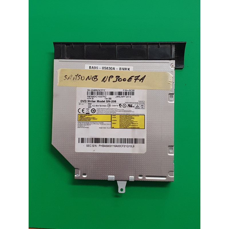 Samsung – Lecteur dvd Samsung NP300E7A – pièce détachée PC portable