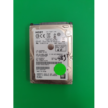 Marque inconnue – Disque dur Hgst 1to – pièce détachée PC portable