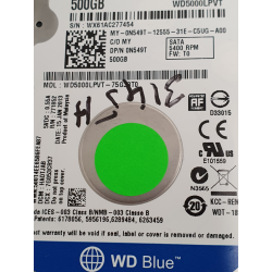 HDD Western Digital WD5000LPVT occasion pour Ordinateurs Portables