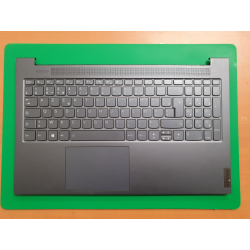 Clavier Français gris Lenovo yoga slim 7 15iil05. vue de face.