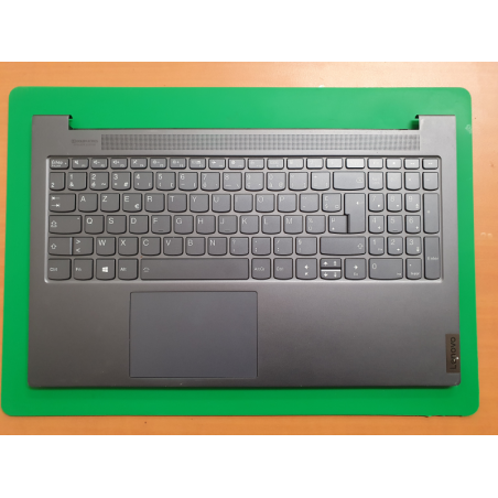 Clavier Français gris Lenovo yoga slim 7 15iil05. vue de face.