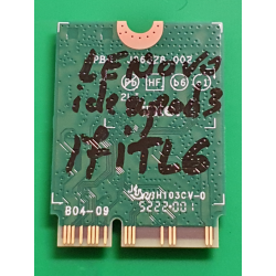 Carte Wi-Fi Intel AX201NGW (5W10V25775) pour Lenovo IdeaPad 3-17ITL6