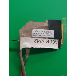 Câble Vidéo DC020010L10 40 Broches LCD pour ordinateur Acer Aspire 5742