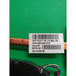 Ventilateur + Dissipateur 683191-001 pour HP Pavilion G7-2000 Intel