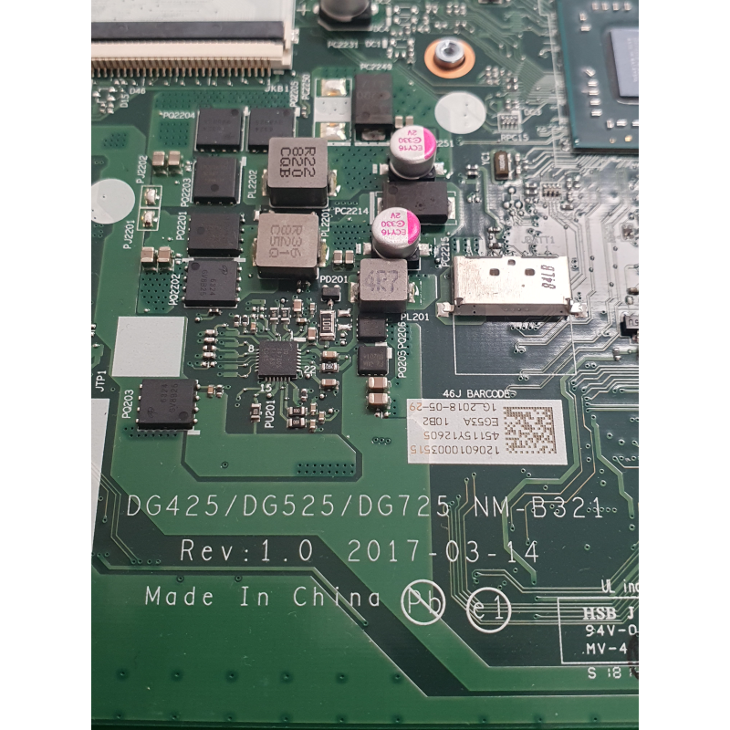 Lenovo – Carte mère Ideapad 330-17AST – dg425/dg525/dg725 nm-b321 – pièce détachée PC portable