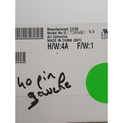 Dalle 17.3 pouces B173RW01 V.3 H/W:4A F/W:1 pour ordinateurs portables