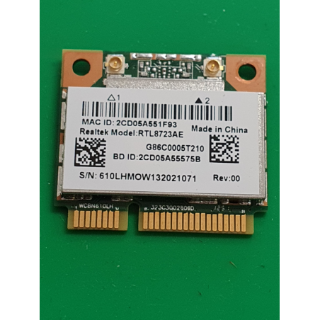Marque inconnue – Carte Wi-Fi Toshiba C870D – pièce détachée PC portable