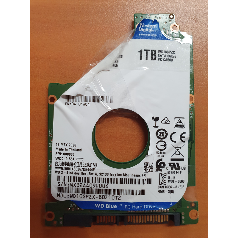 Marque inconnue – PCB WD10SPZX-80Z10T2 – pièce détachée PC portable