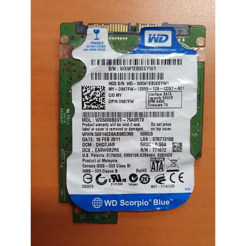 Marque inconnue – PCB 2060-771672-004 – pièce détachée PC portable