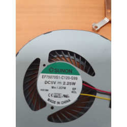Ventilateur + dissipateur EF75070S1-C120-G99 pour Acer Aspire E5-571G