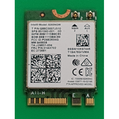 Asus – Carte Wi-Fi Asus N580V – 8265NGW – pièce détachée PC portable