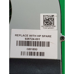 Ventilateur + Dissipateur Thermique 926724-001 (4 fils) pour HP 17-AK