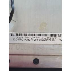 Plasturgie Clavier AZERTY 13GNFQ1AM071-2 Grise pour Asus X202E